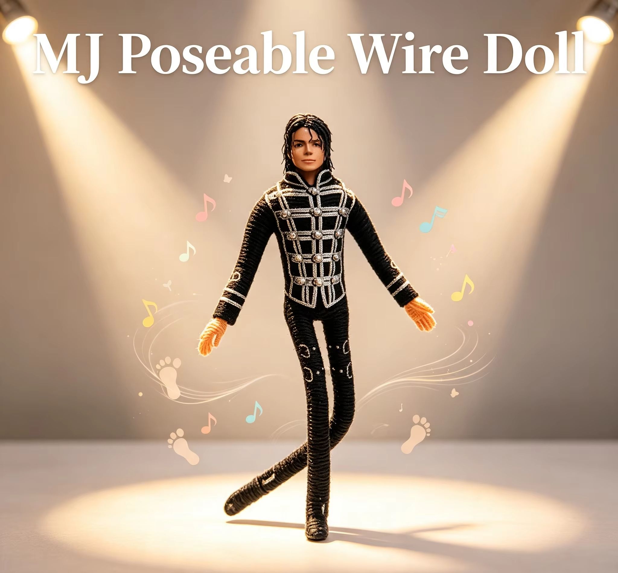 Home Decor Retailers - マイケル・ジャクソン可動関節ぬいぐるみアニメコスプレ小道具アクションフィギュアホームルーム装飾グッズファンへのギフト