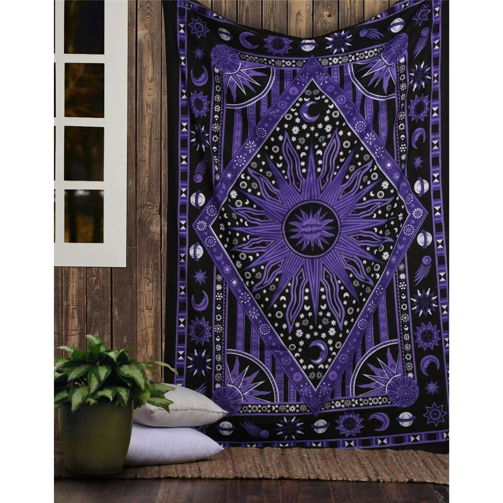 Home Decor Indonesia - インドのタロット,ヒッピー,タペストリー,寝室,リビングルーム,背景の装飾,ボヘミアンの家の装飾,美的