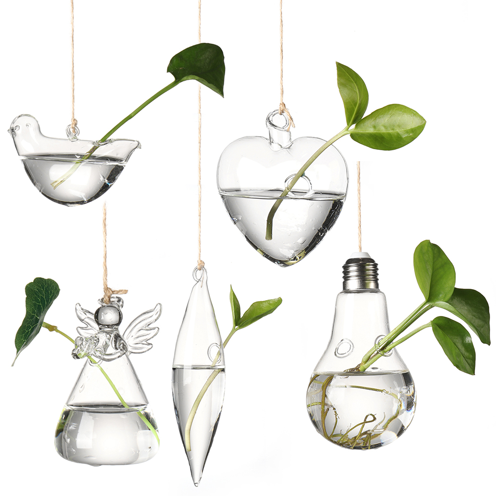 Terrarium Glass Bottle - 水耕栽培のための創造的な吊り下げ式ガラスの花瓶,植木鉢,テラリウム,パーティー,結婚式,家の装飾,庭用品