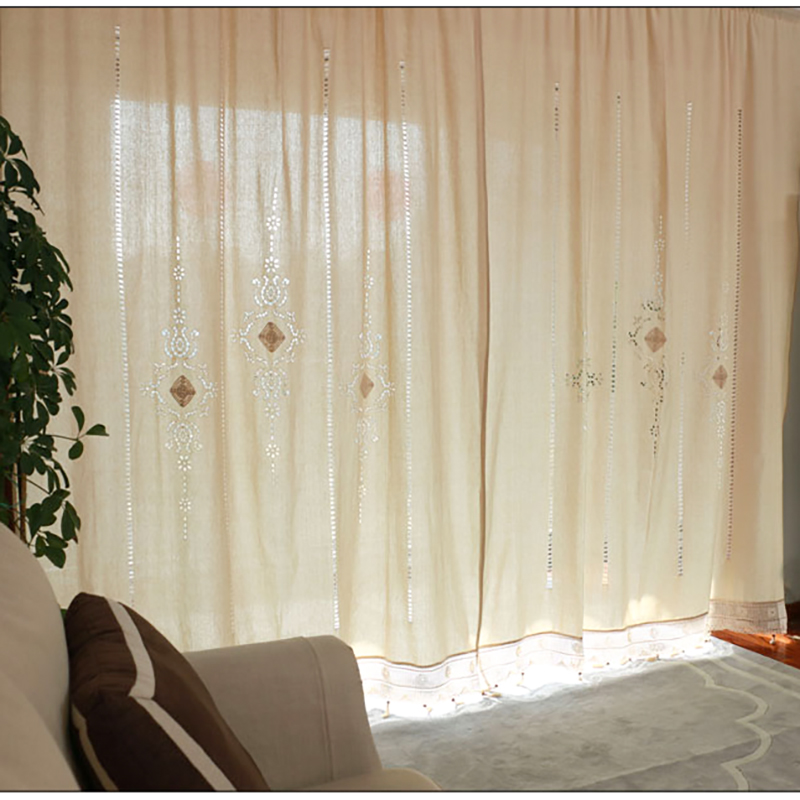 Home Decor Window Blinds - 花のかぎ針編みのレースのカーテン,綿のカーテン,シャワーの仕切り,キッチン,リビングルーム,寝室,ヨーロッパ