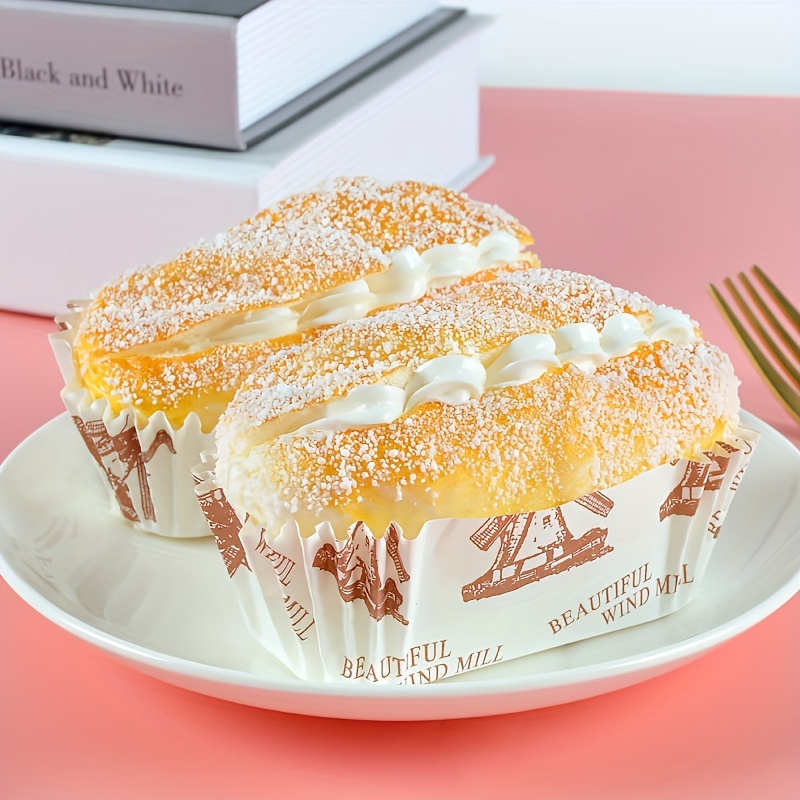Home Decor Enthusiast - 1 個模擬パン小道具クリスプパンモデルシミュレーション食品冷蔵庫マグネットパン屋や家の装飾愛好家へのギフトに最適