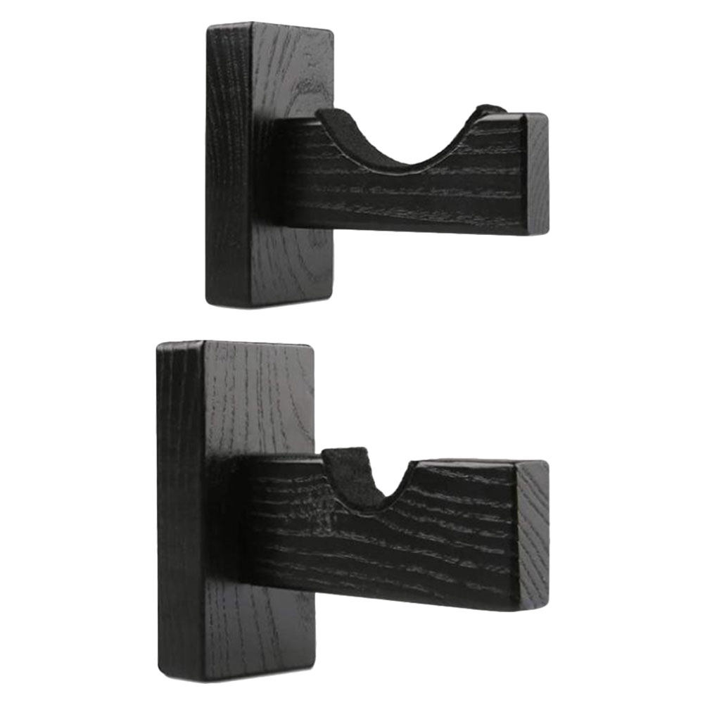 Home Decor Enthusiast - 2個入り木製野球バット壁掛けディスプレイスタンド スタイリッシュなバットホルダー スポーツ愛好家向け ホームバー マンケーブ装飾