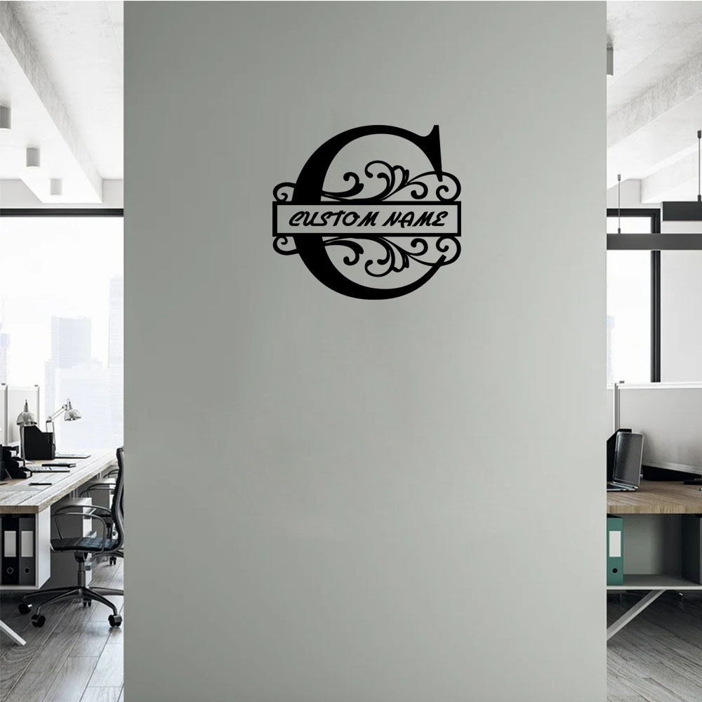 Home Decor Sticker - 1PC ホット販売文字 C カスタマイズされたテキストホームデコレーションアクセサリー用リビングルームの装飾壁装飾壁画