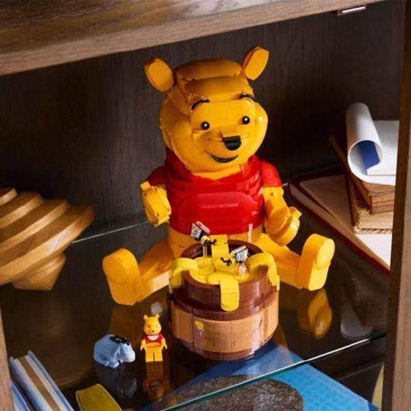 Home Christmas Decor - 2026年のかわいいテディベアのおもちゃの組み立てブロック。誕生日、クリスマス、祝日ギフト、家の装飾用の小さな飾りに最適です。