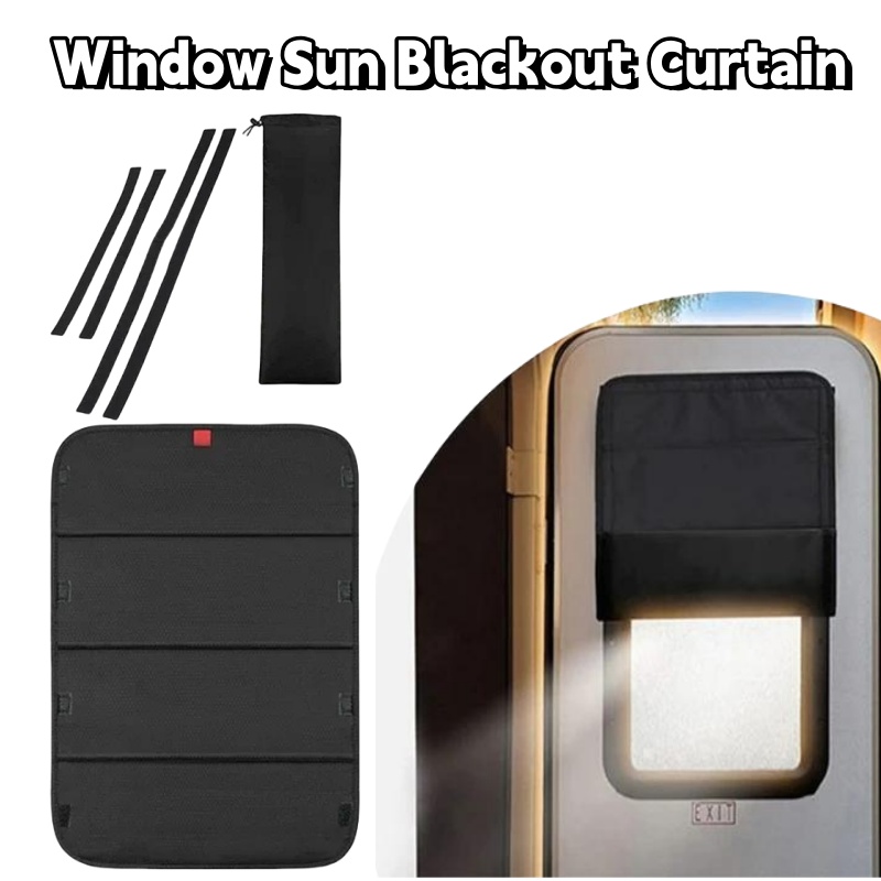 Blackout Curtains - 16x25インチ ウィンドウ遮光カーテン キャンピングカー キャンピングトレーラー用 日よけ プライバシーシールドカーテン