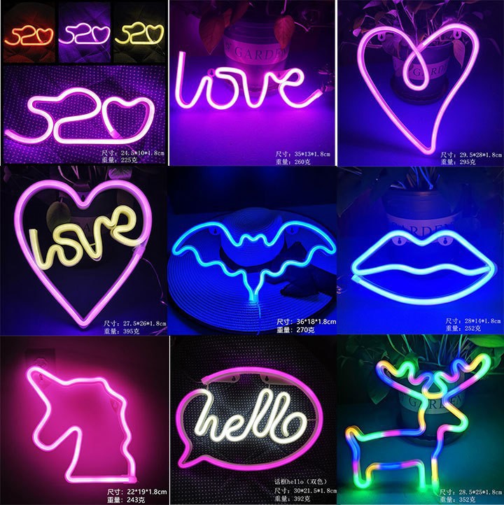 Neon Sign Led Custom - カスタムLEDネオンサイン USB/電池式 バー、寝室、ゲームルーム、結婚式、パーティー、壁飾り、クリスマスプレゼントに最適 カスタマイズ可能な照明