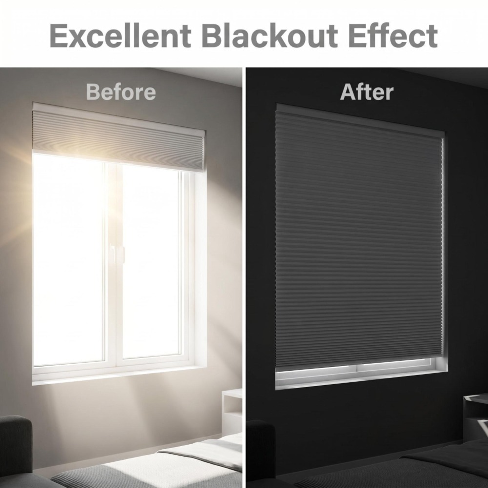 カスタムハニカムブラインド、遮光セルラーシェード、省エネ断熱 - Home Decor Window Blinds のレビューと価格