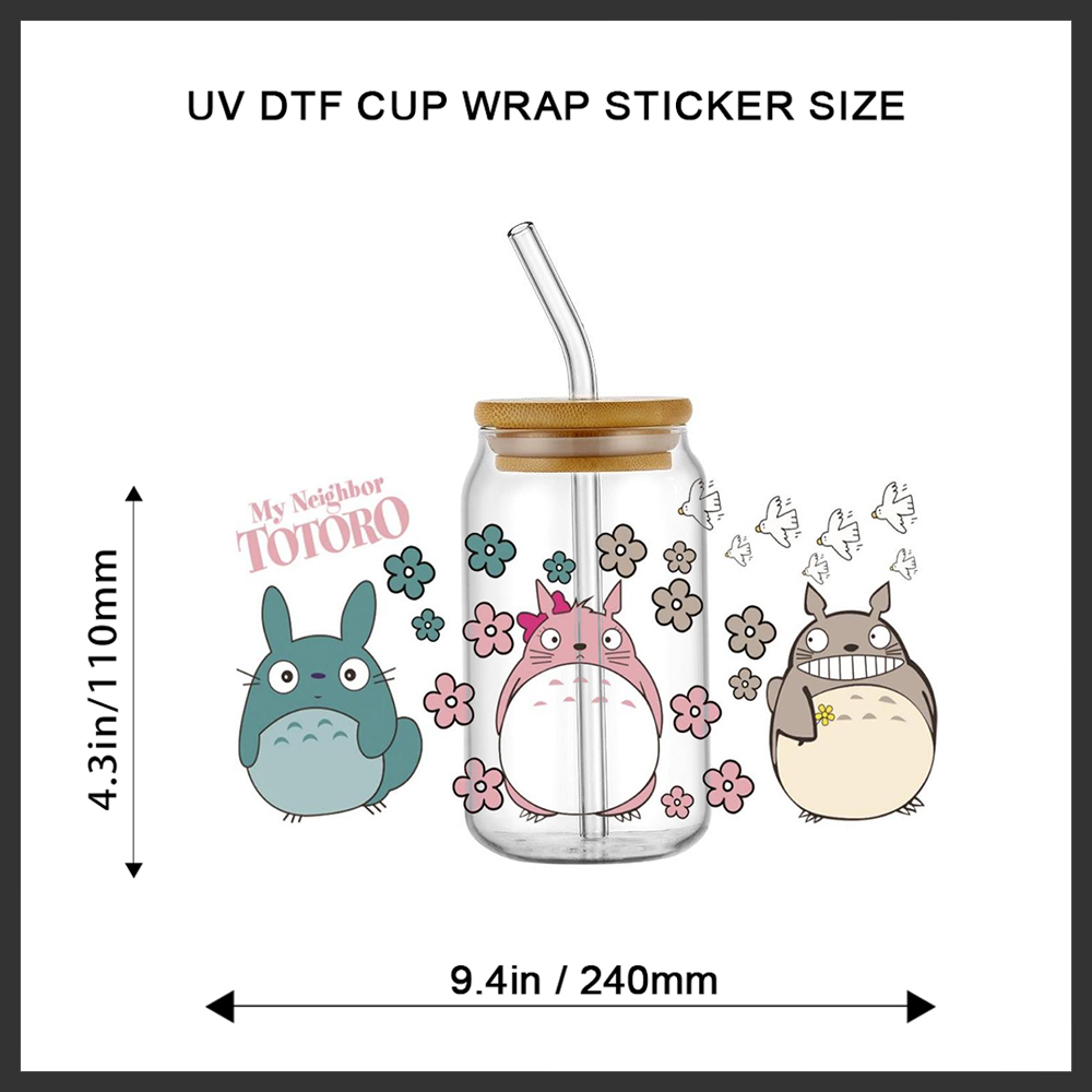 かわいい日本のアニメキャラクターカップ転写ステッカー 森の精 - Home Decor Sticker のレビューと価格