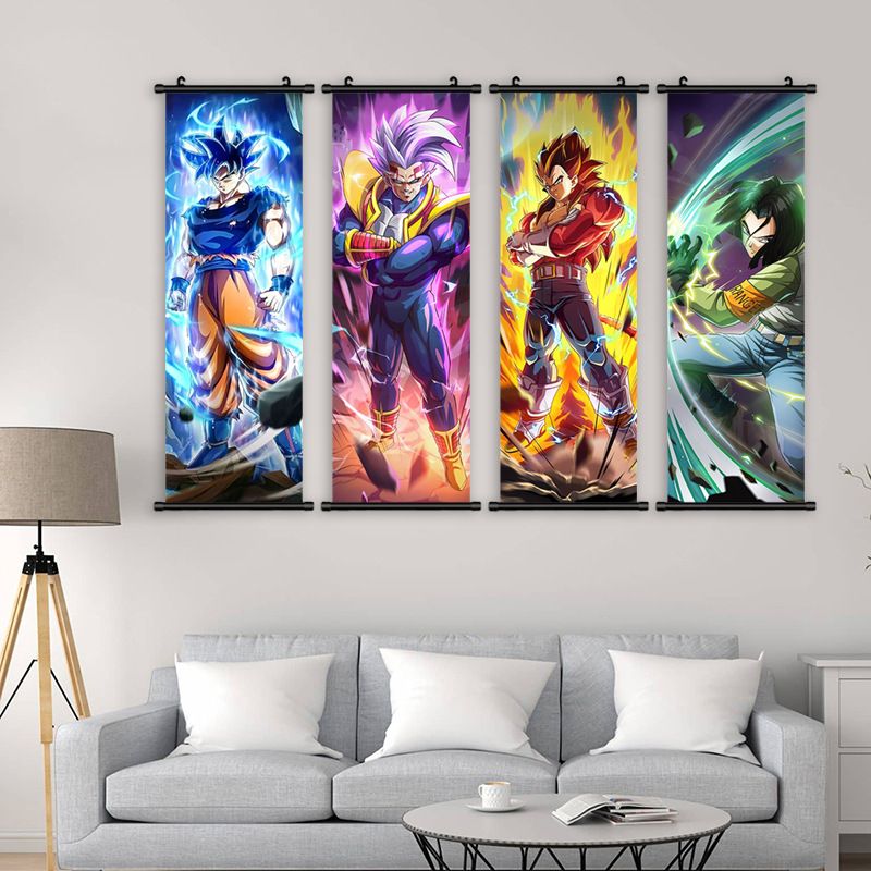 ドラゴンボール Z アニメ周辺壁掛け絵画超サイヤ人孫悟空家の - Home Decor Painting のレビューと価格