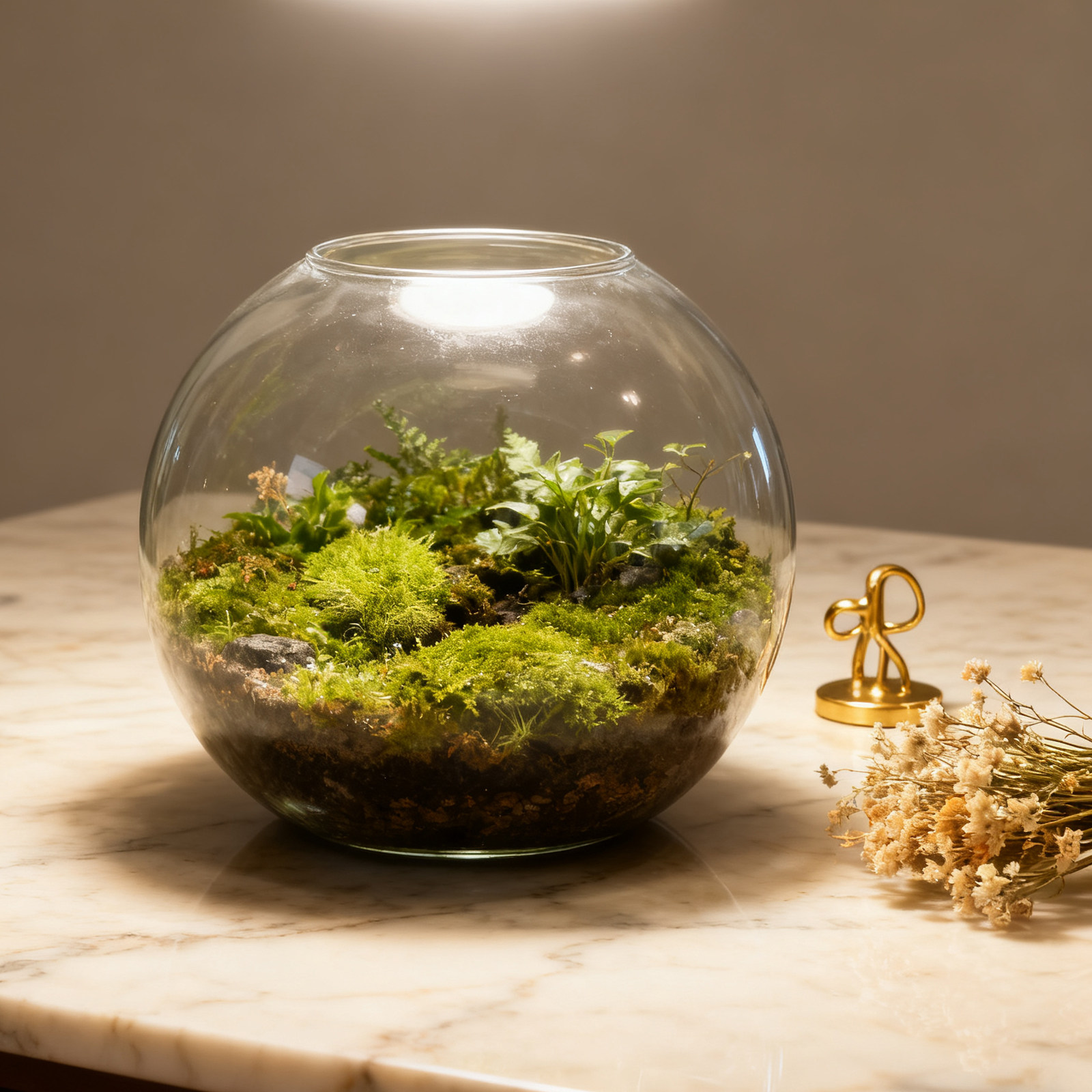 1 個コンパクトマイクロ風景ガラスボトルテラリウム容器 DI - Terrarium Glass Bottle のレビューと価格