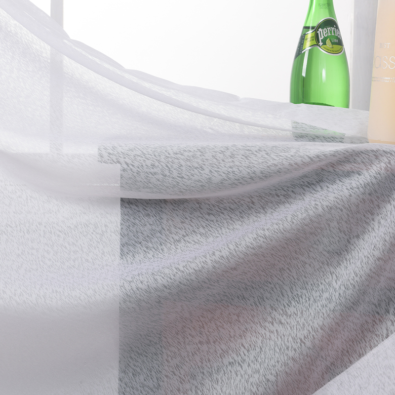MAKEHOME クリームホワイト小さな雪柄薄手のチュールカ - Home Decor Window Blinds のレビューと価格