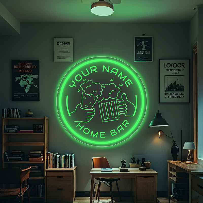 乾杯ロゴ付きカスタムLEDネオンサイン - パーソナライズさ - Neon Sign Led Custom のレビューと価格