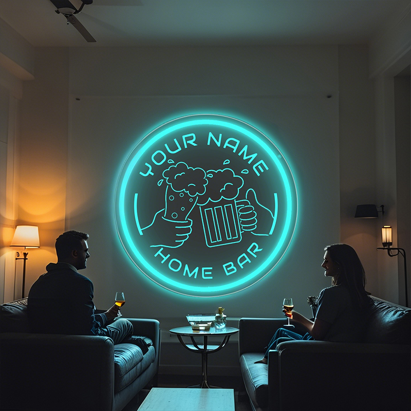乾杯ロゴ付きカスタムLEDネオンサイン - パーソナライズさ - Neon Sign Led Custom のレビューと価格
