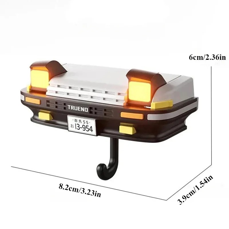 AE86型車のフロント形状キーホルダー、LEDライト付き壁掛 - Home Decor Enthusiast のレビューと価格