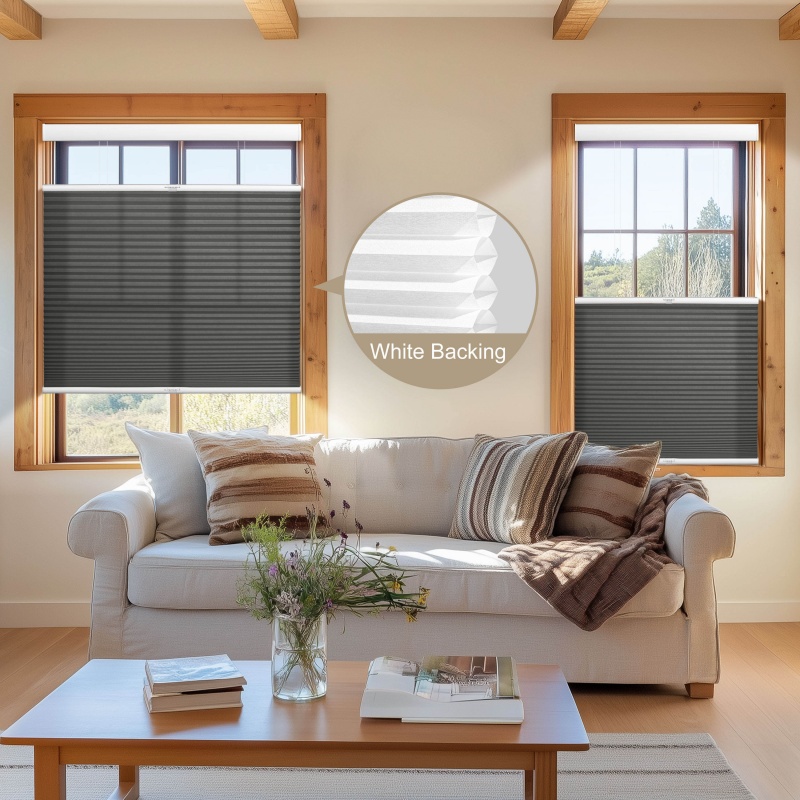 モダンデザインの遮光性、簡単設置、手動コードレス、上下開閉式 - Home Decor Window Blinds のレビューと価格
