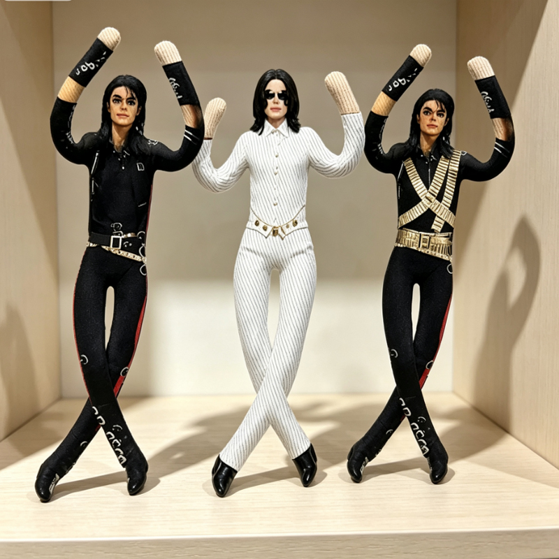 マイケル・ジャクソン可動関節ぬいぐるみアニメコスプレ小道具ア - Home Decor Retailers のレビューと価格