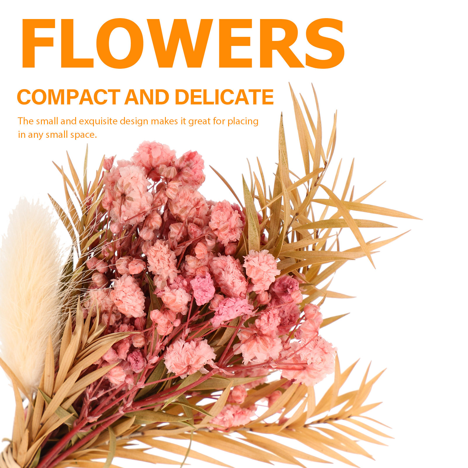 3 個ミニドライフラワーブーケナチュラル小さなドライフラワー - Dried Flower Bouquet のレビューと価格