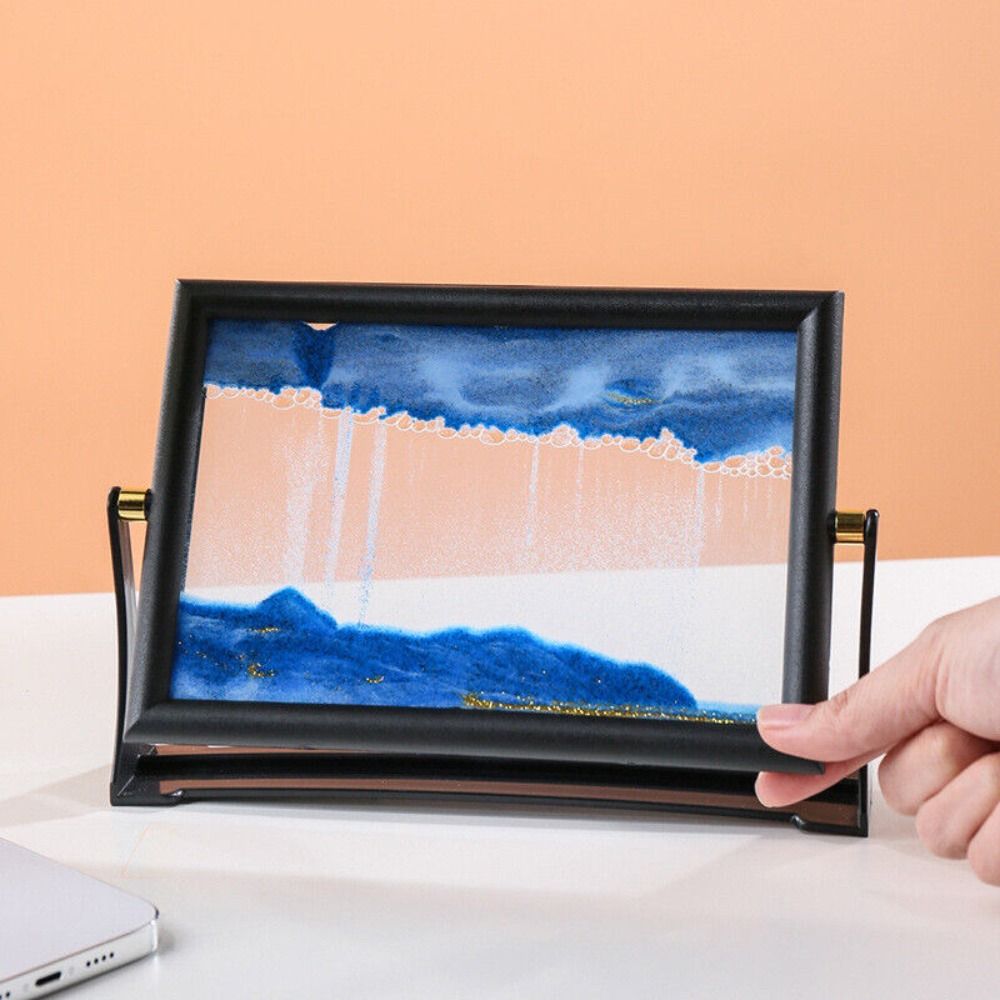 回転式流砂アート絵画 ホームデコレーション クリスマスギフト - Sand Art Picture のレビューと価格