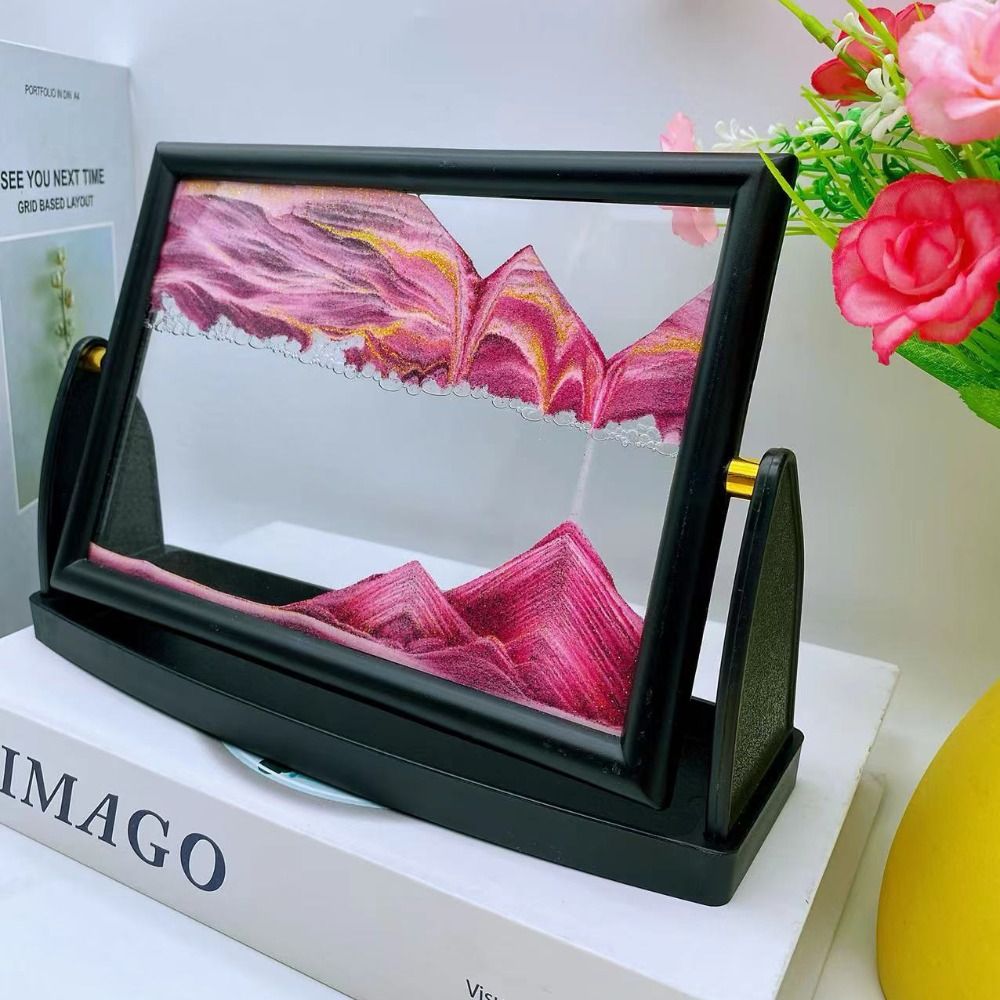 回転式流砂アート絵画 ホームデコレーション クリスマスギフト - Sand Art Picture のレビューと価格