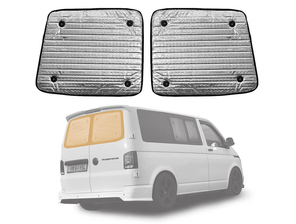 VW T6 トランスポーターリアツインドア断熱パッドウィンド - Blackout Curtains のレビューと価格