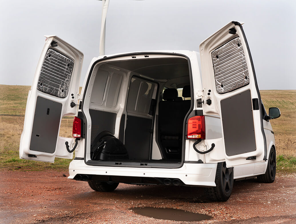 VW T6 トランスポーターリアツインドア断熱パッドウィンド - Blackout Curtains のレビューと価格