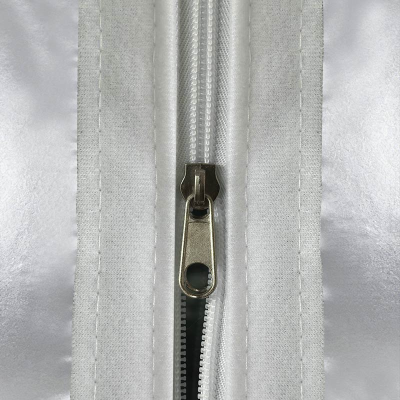 カスタマイズ可能なジッパー式遮光カーテン、白い縁の粘着式窓カ - Blackout Curtains のレビューと価格