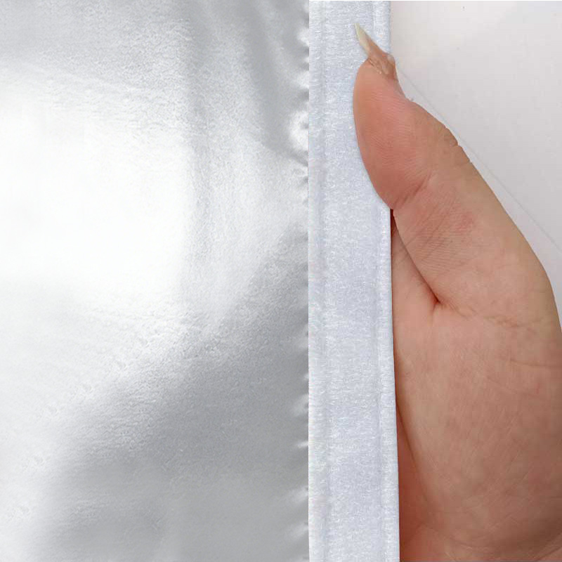 カスタマイズ可能なジッパー式遮光カーテン、白い縁の粘着式窓カ - Blackout Curtains のレビューと価格