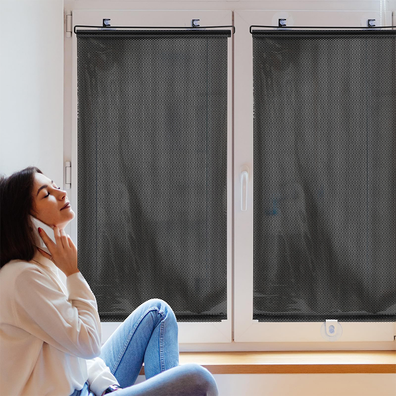 窓ローラーブラインド吸盤遮光掘削家の装飾ブラインド遮光カーテ - Home Decor Window Blinds のレビューと価格