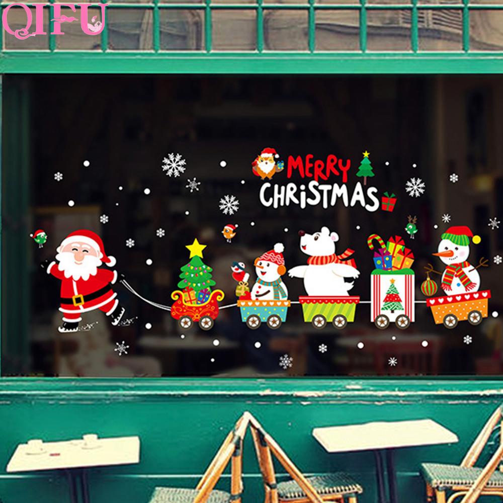 2025年メリークリスマスウォールステッカー窓ガラスメリーク - Home Decor Window Blinds のレビューと価格