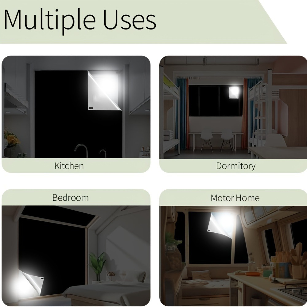 寝室用100%遮光カーテン、持ち運び可能なDIYウィンドウブ - Blackout Curtains のレビューと価格