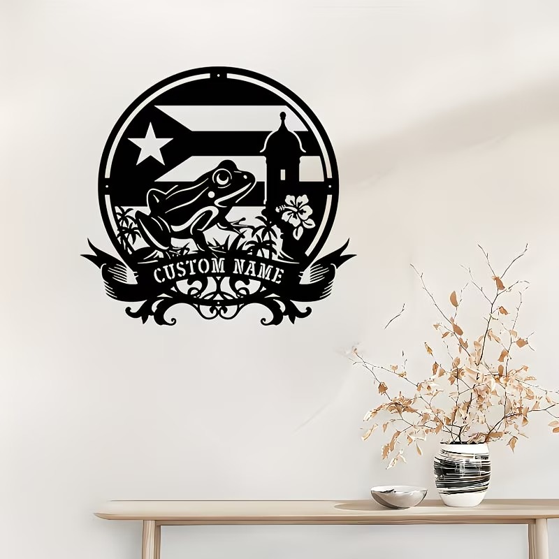 パーソナライズされたプエルトリコ地図メタルウォールアート、カ - Home Decor Enthusiast のレビューと価格