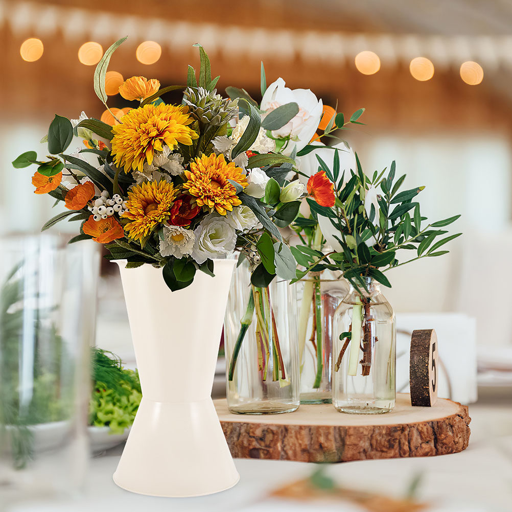 5個入り イージーグリップ プラスチック製ブーケホルダー ウ - Dried Flower Bouquet のレビューと価格