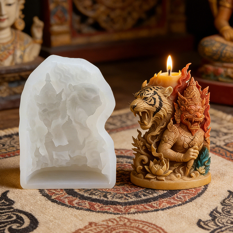 3Dウルフ、ビッグベン、インド象、タージマハル、ライオン、コ - Home Decor Indonesia のレビューと価格