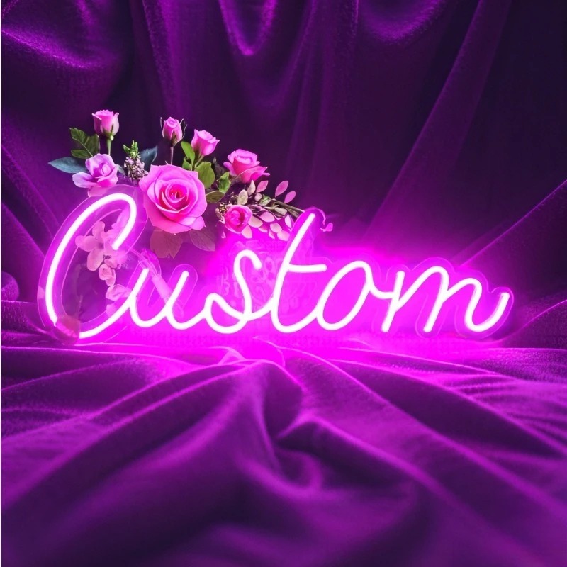 カスタムネームネオンサイン - USB調光可能なLEDライト - Neon Sign Led Custom のレビューと価格