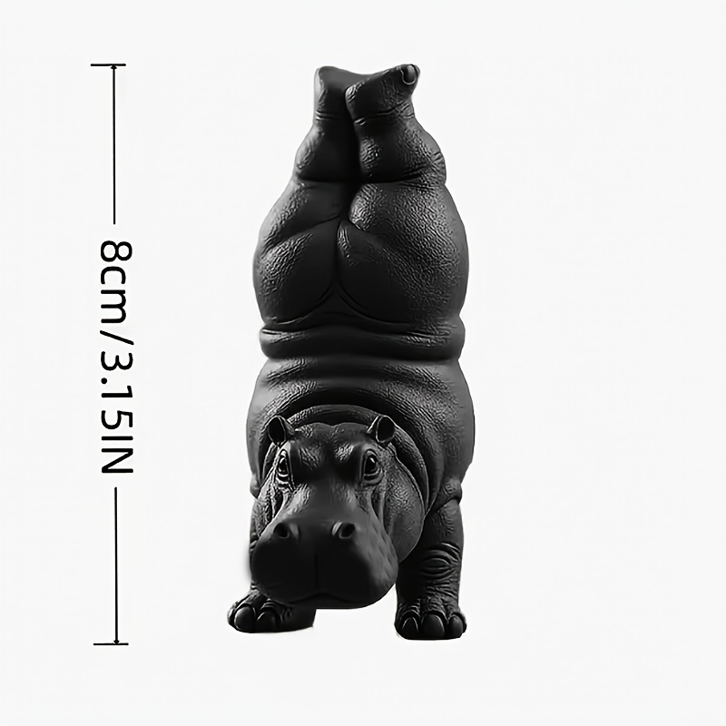 カバの像の置物1個 - 耐久性のある屋内および屋外装飾、家庭 - Home Decor Enthusiast のレビューと価格