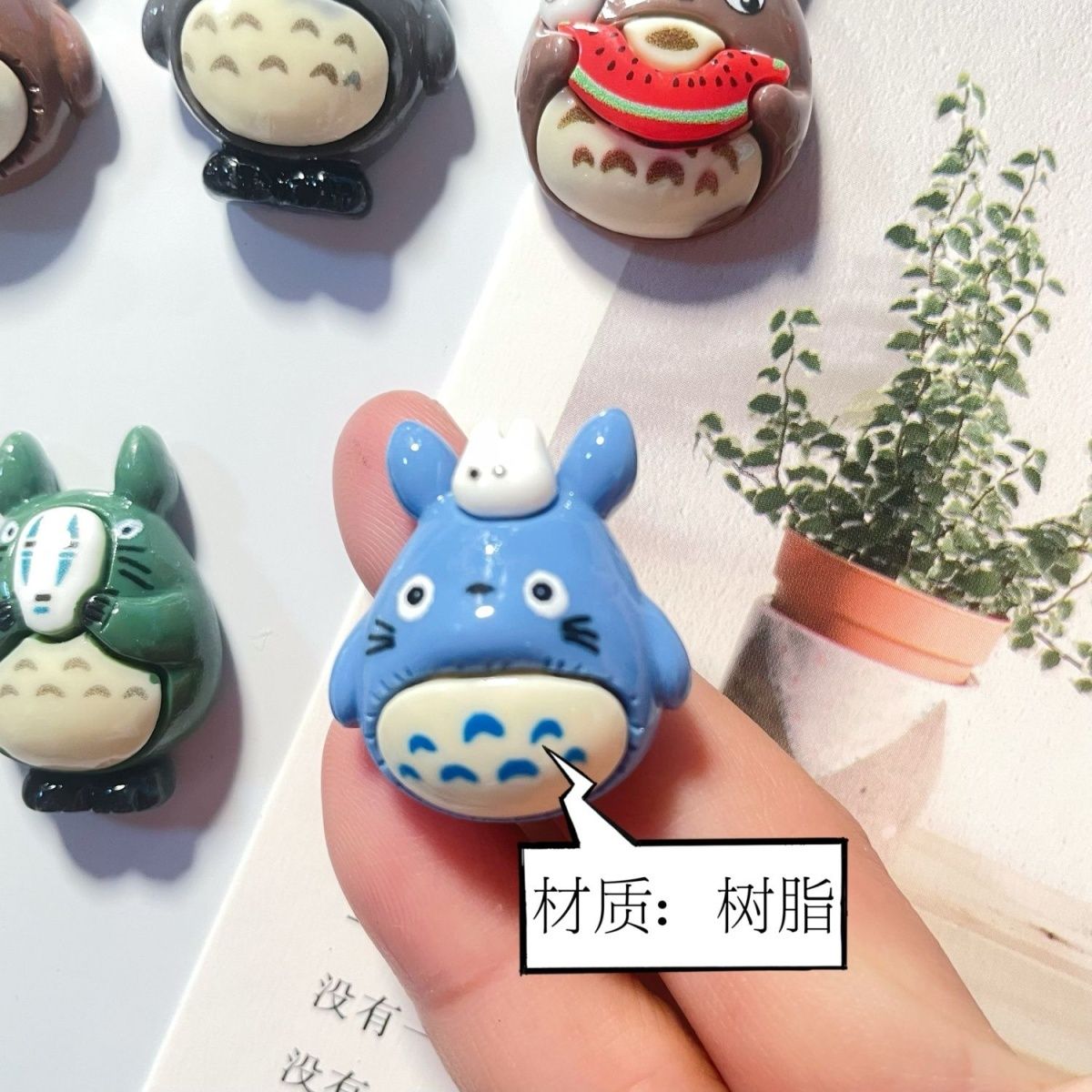 トトロアニメ樹脂製冷蔵庫マグネットかわいい漫画フィギュア磁気 - Home Decor Sticker のレビューと価格